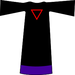 Drawing of the Zelator robe