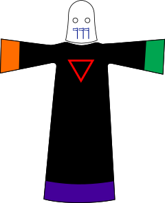 Drawing of the Dominus Liminis robe