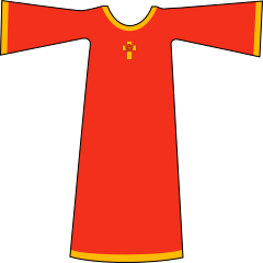 Drawing of the Adeptus Major robe