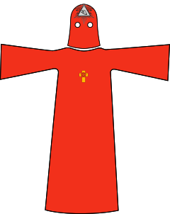 Drawing of the Adeptus Major robe