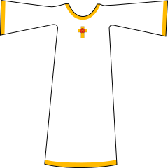 Drawing of the Adeptus Minor within robe