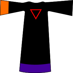 Drawing of the Practicus robe