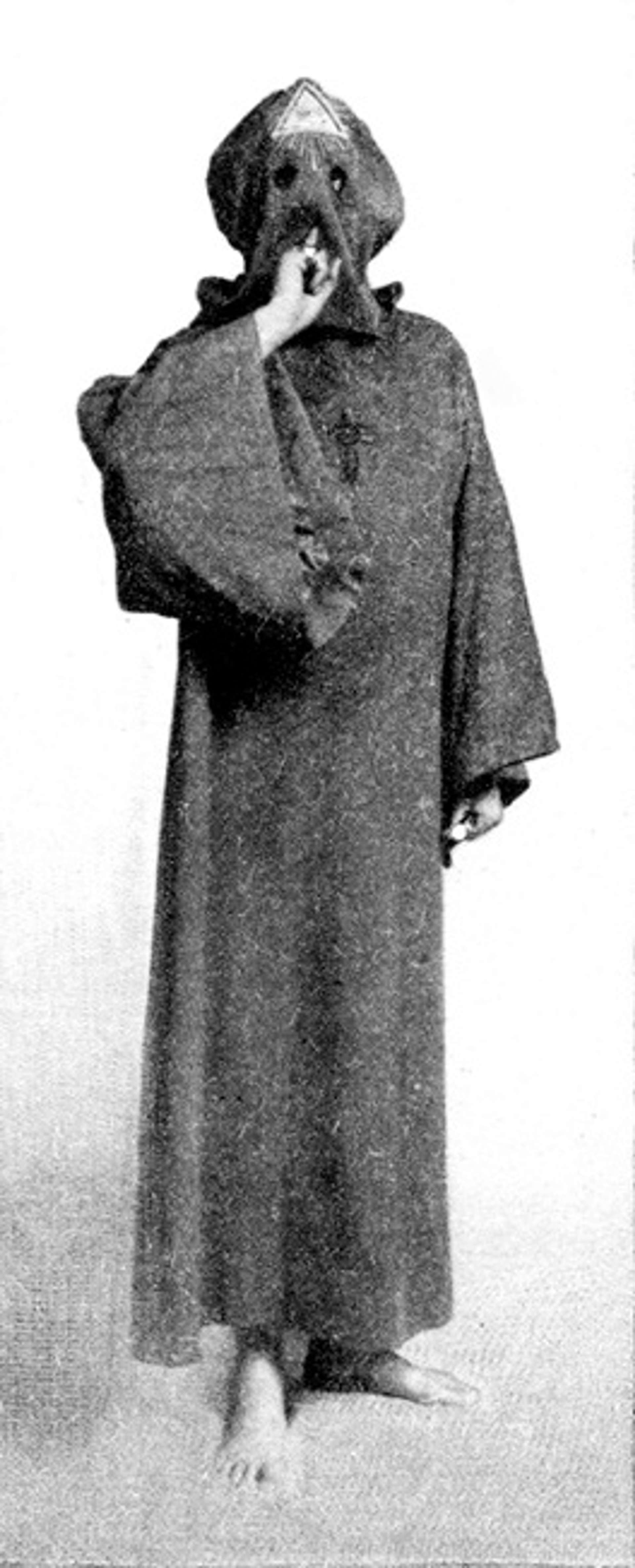 Crowley's photo wearing a robe in An Account of A∴A∴, The Equinox, Vol I, No 1, 1909