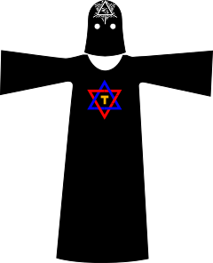 Drawing of the Probationer robe according to Motta followers