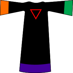 Drawing of the Philosophus robe